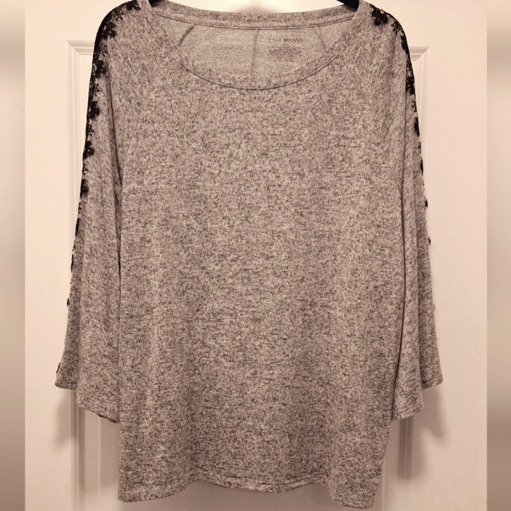 Jersey knit sweater